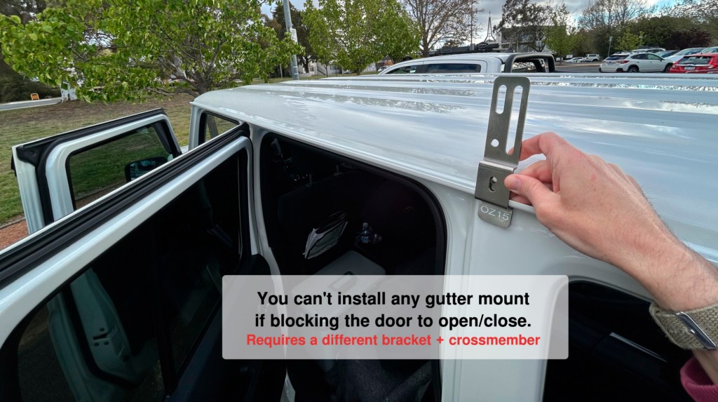 Ozroofracks | Rain Gutter Mount Roof Rack