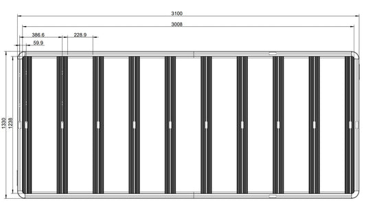 Roof Platform for Toyota Hiace Custom