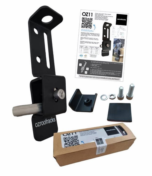 2 Pack OZ11 - Gutter Mount Awning Bracket 11cm Ozroofracks