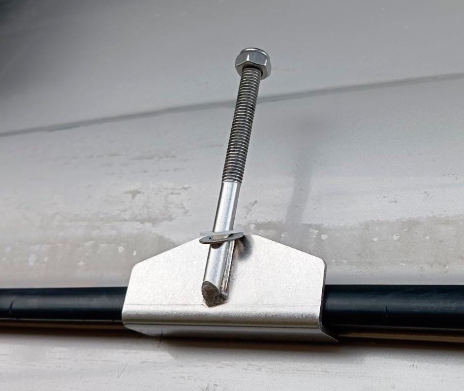 OZ10 Roof Rack Gutter Long T-Clamp