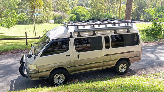 High Roof Gutter Mount Rack Bracket Leg for Toyota Hiace Grand Cabin G